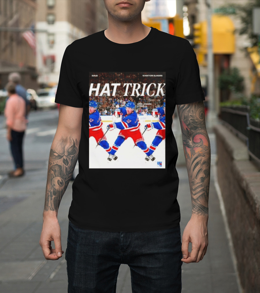 Alexis Lafrenière Hat Trick NY Rangers Vs New York Islanders 10.06.23 Forward T-Shirt