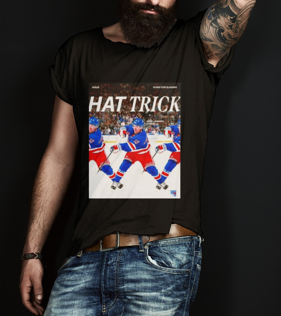 Alexis Lafrenière Hat Trick NY Rangers Vs New York Islanders 10.06.23 Forward T-Shirt