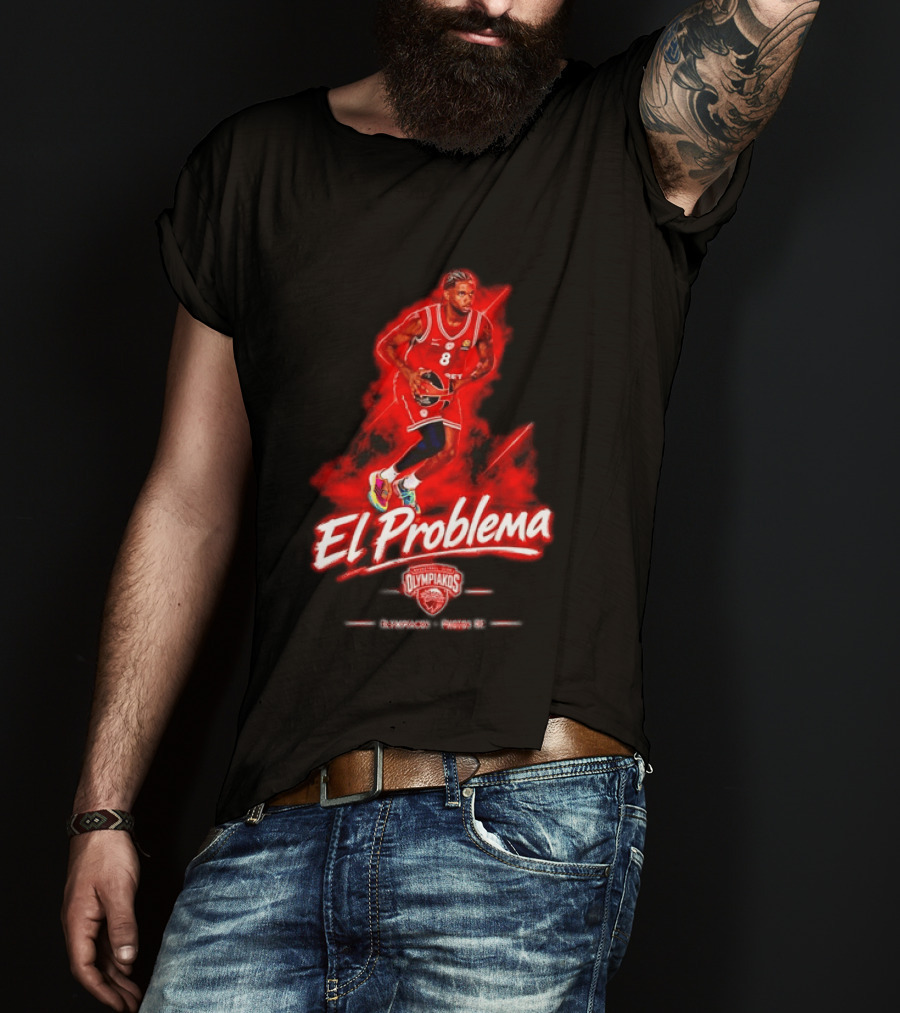 Nigel Williams Goss Olympiakos Euroleague El Problema Basketball 8 T-Shirt