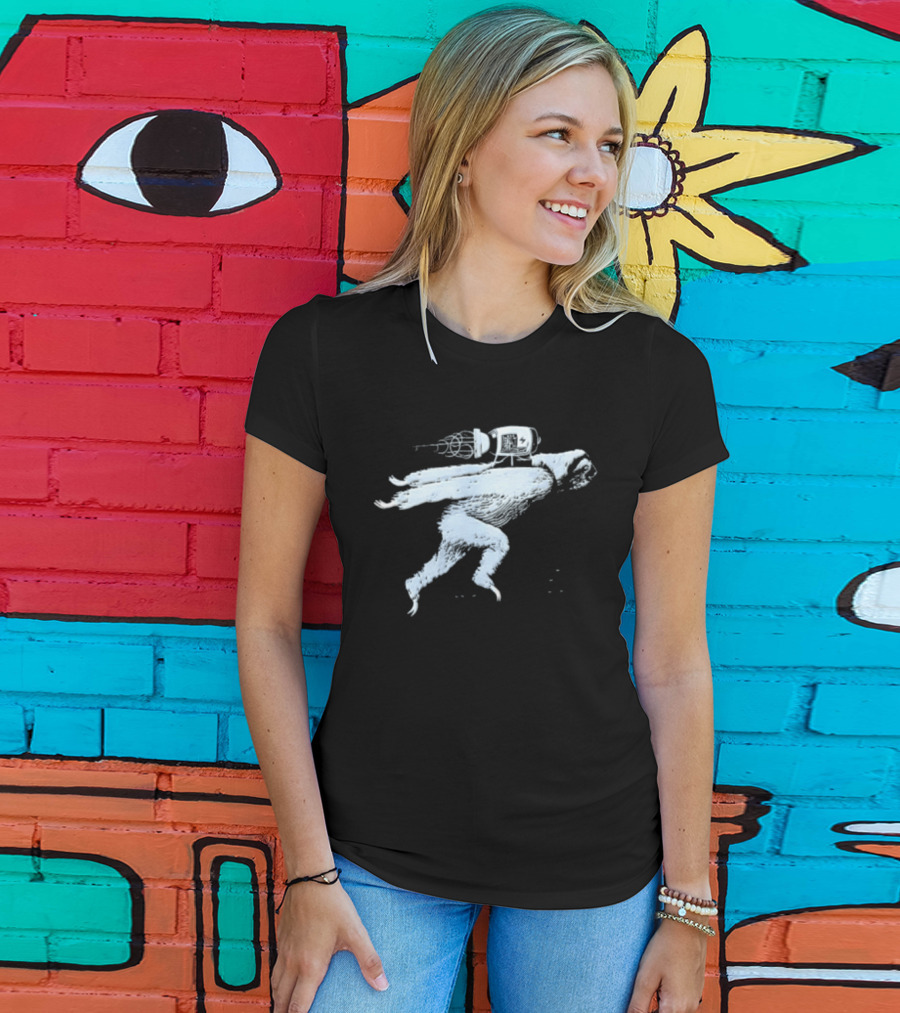 Sloth Flying With Rocket Jetpack Adventure T-Shirt