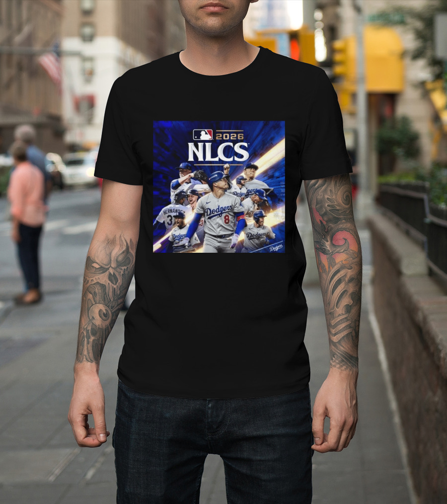 MLB Los Angeles Dodgers 2026 NLCS Bound Celebration T-Shirt