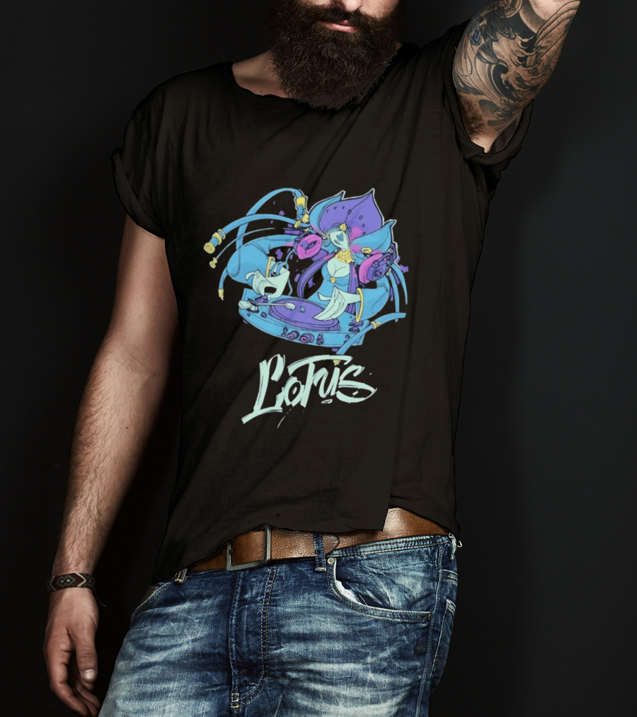 Lotus DJ Warframe Sci Fi Gaming T-Shirt