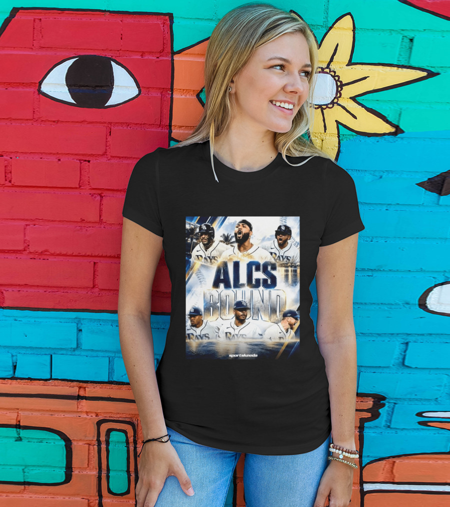 Tampa Bay Rays ALCS Bound Third Time Franchise History T-Shirt