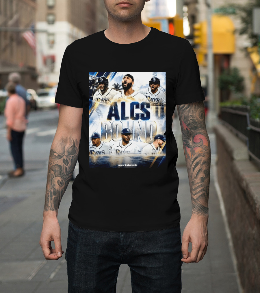 Tampa Bay Rays ALCS Bound Third Time Franchise History T-Shirt