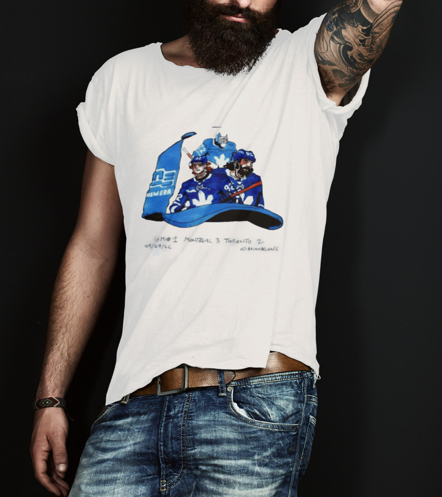 Montreal Vs Toronto Game 1 Hockey NHL New Era T-Shirt