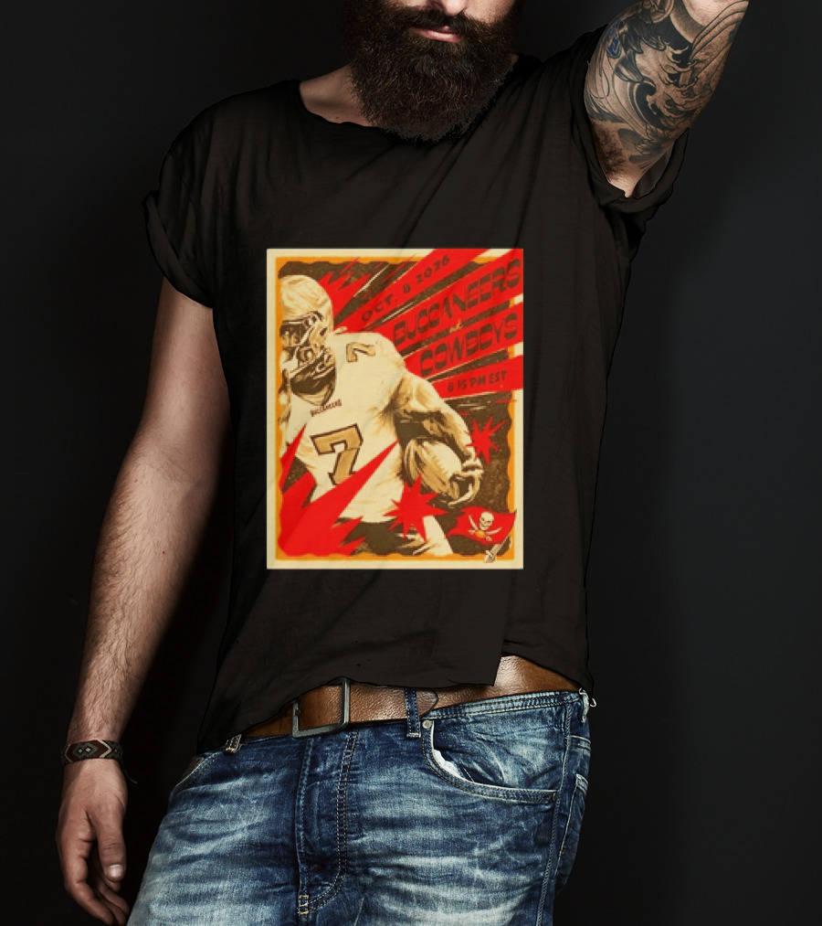 Buccaneers At Cowboys October 8 2026 8:15 PM EST T-Shirt