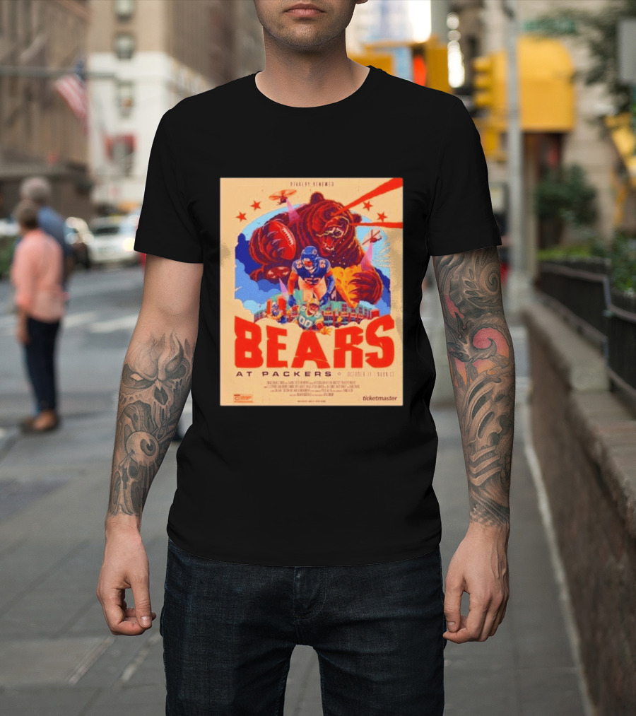 Rivalry Renewed Bears At Packers October 11 Noon CT Ticketmaster T-Shirt