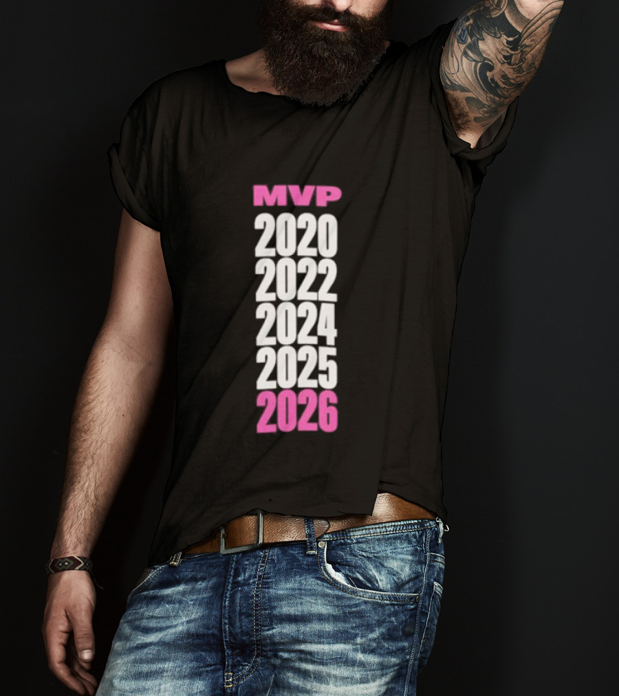 MVP 2020 2022 2024 2025 2026 Star Recognition T-Shirt