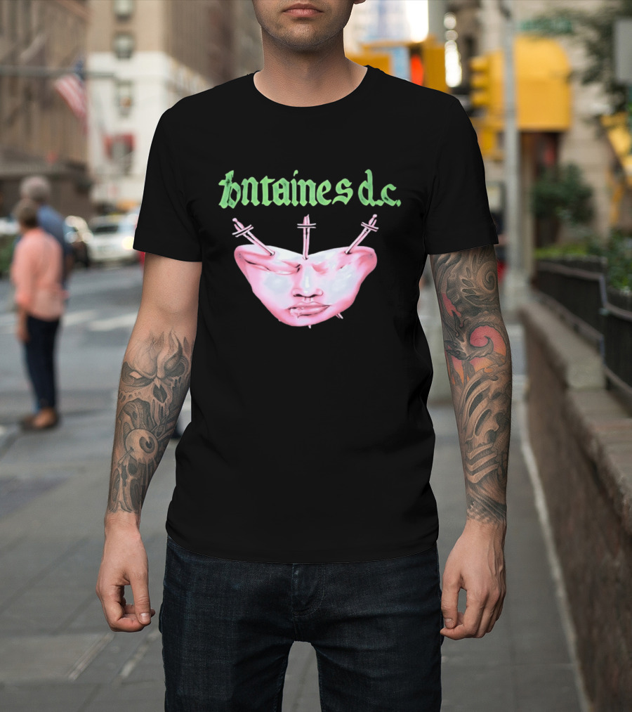 Fontaines DC Dagger Face Irish Post Punk Band T-Shirt