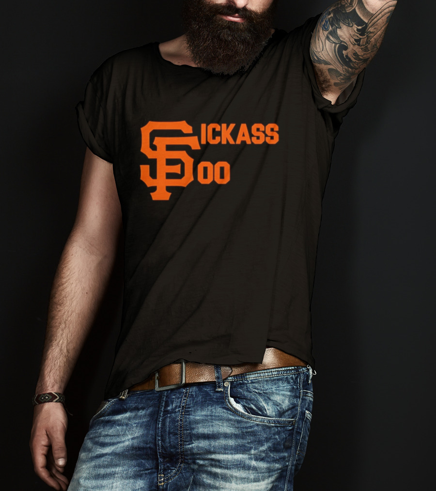 San Francisco Giants Sickass 00 MLB Baseball Team Sports Fan T-Shirt