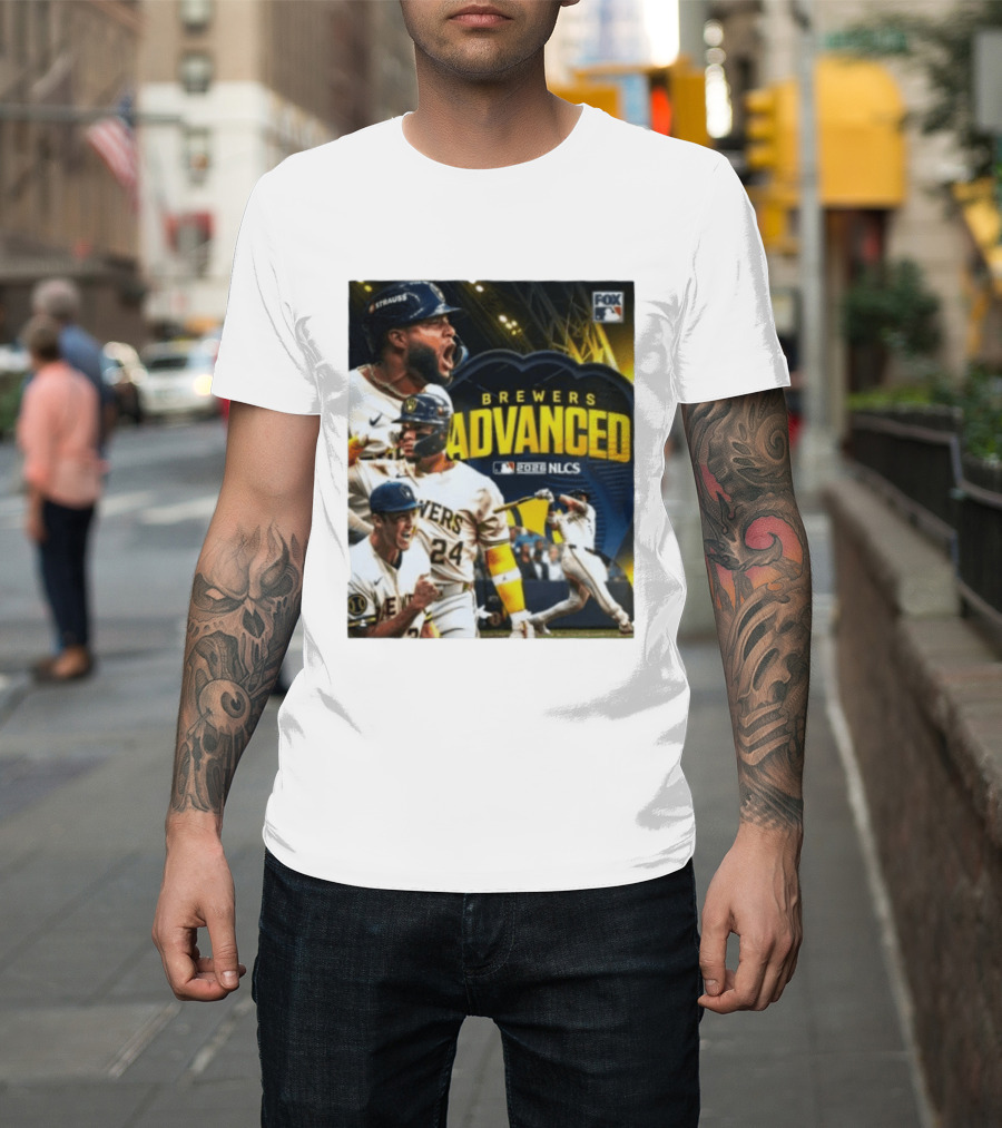 Brewers Advanced 2026 NLCS MLB Fox T-Shirt