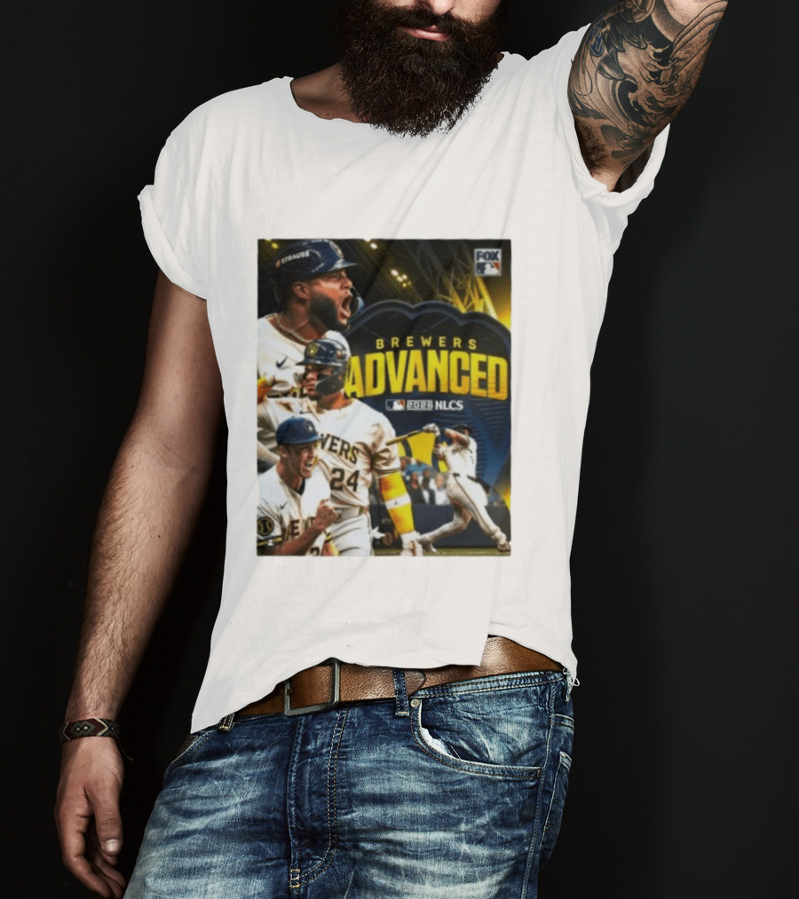 Brewers Advanced 2026 NLCS MLB Fox T-Shirt