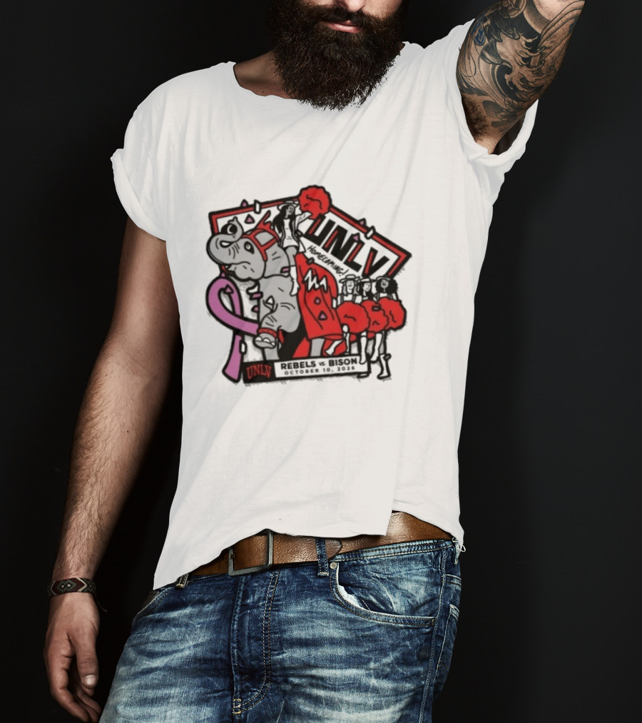 UNLV Rebels Vs Bison Homecoming October 10 2026 T-Shirt