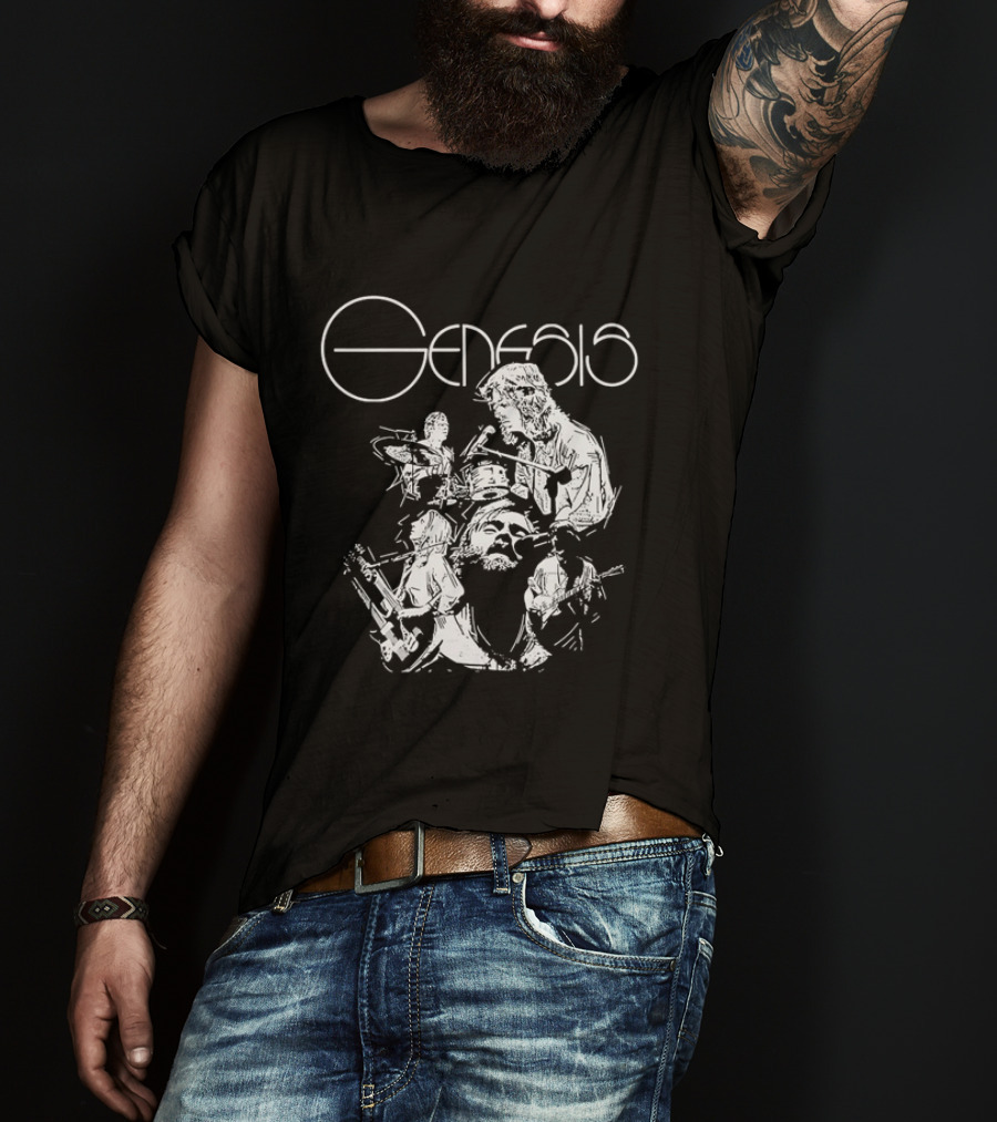 Genesis Band Members Progressive Rock Performance T-Shirt