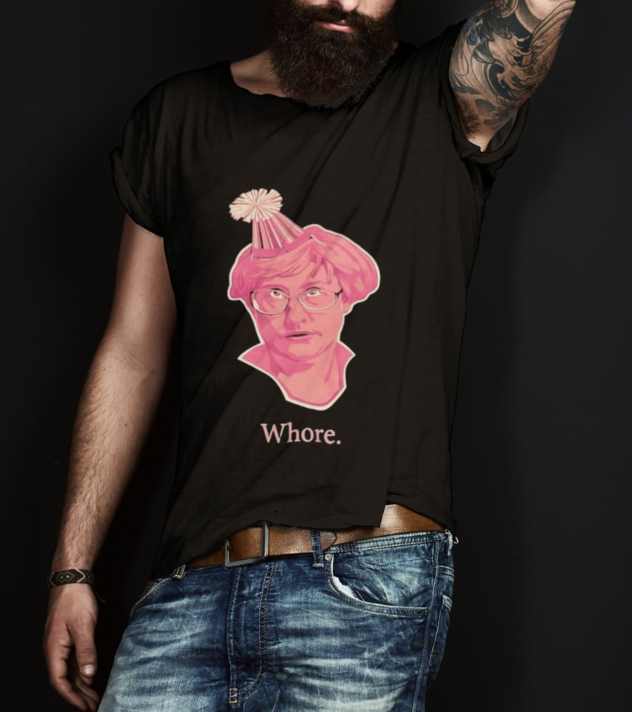 Paula Deen Party Hat Whore Meme Celebrity T-Shirt