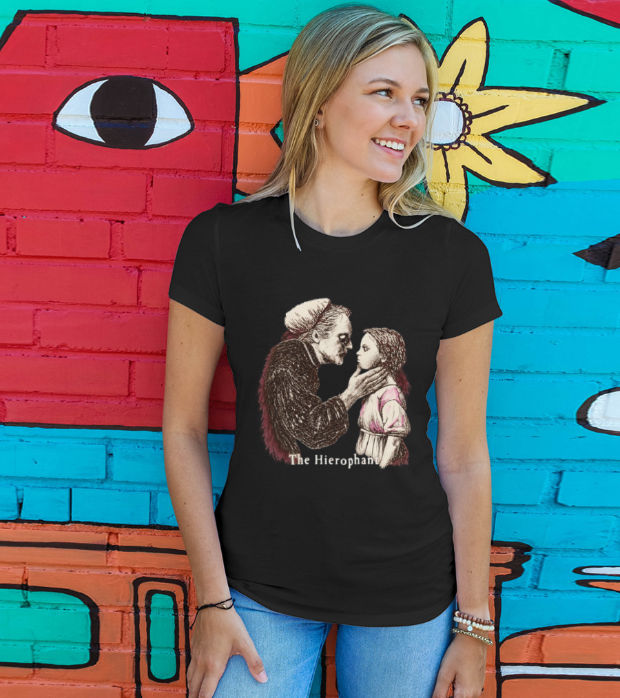 Hierophant Tarot Card Occult Esoteric Divination T-Shirt