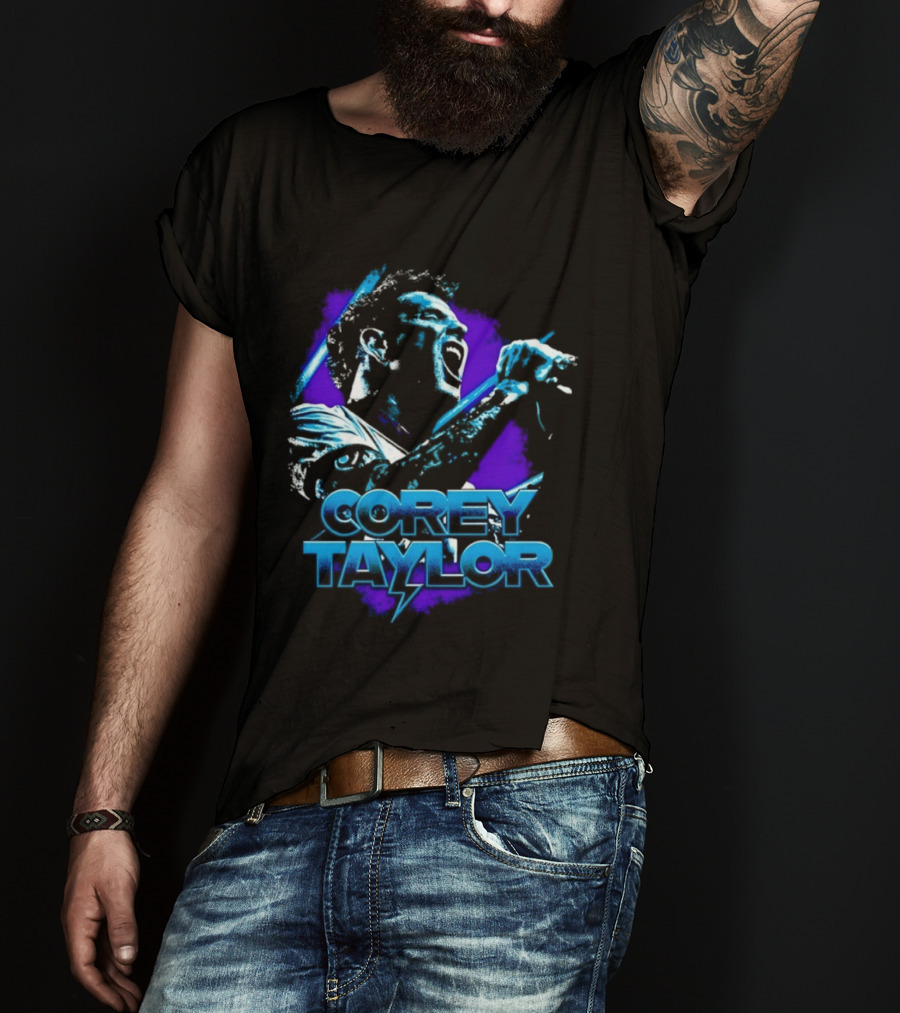 Corey Taylor Slipknot Live Performance Music T-Shirt