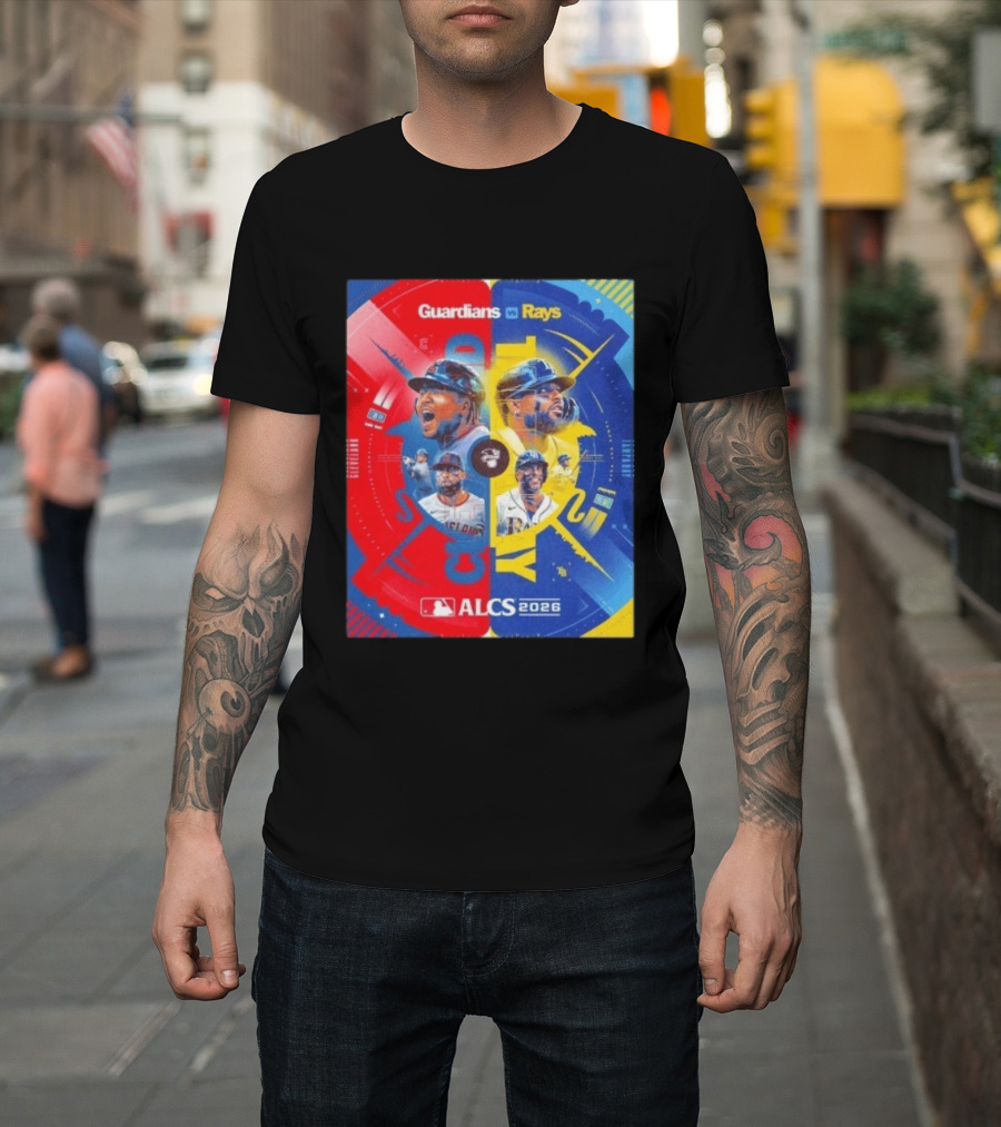 Guardians Vs Rays ALCS 2026 MLB Matchup T-Shirt