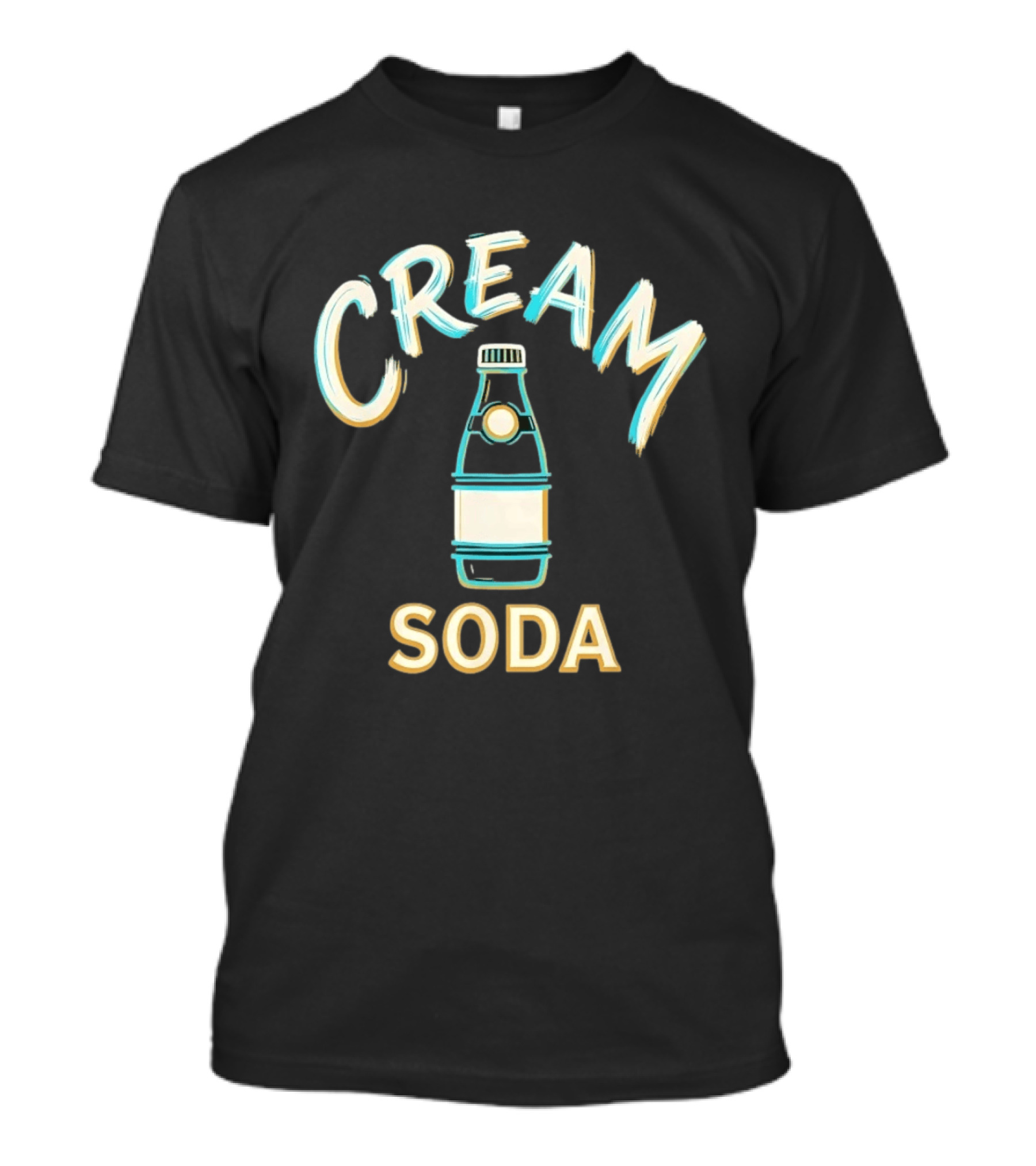 Cream Soda Bottle Drink Beverage T-Shirt