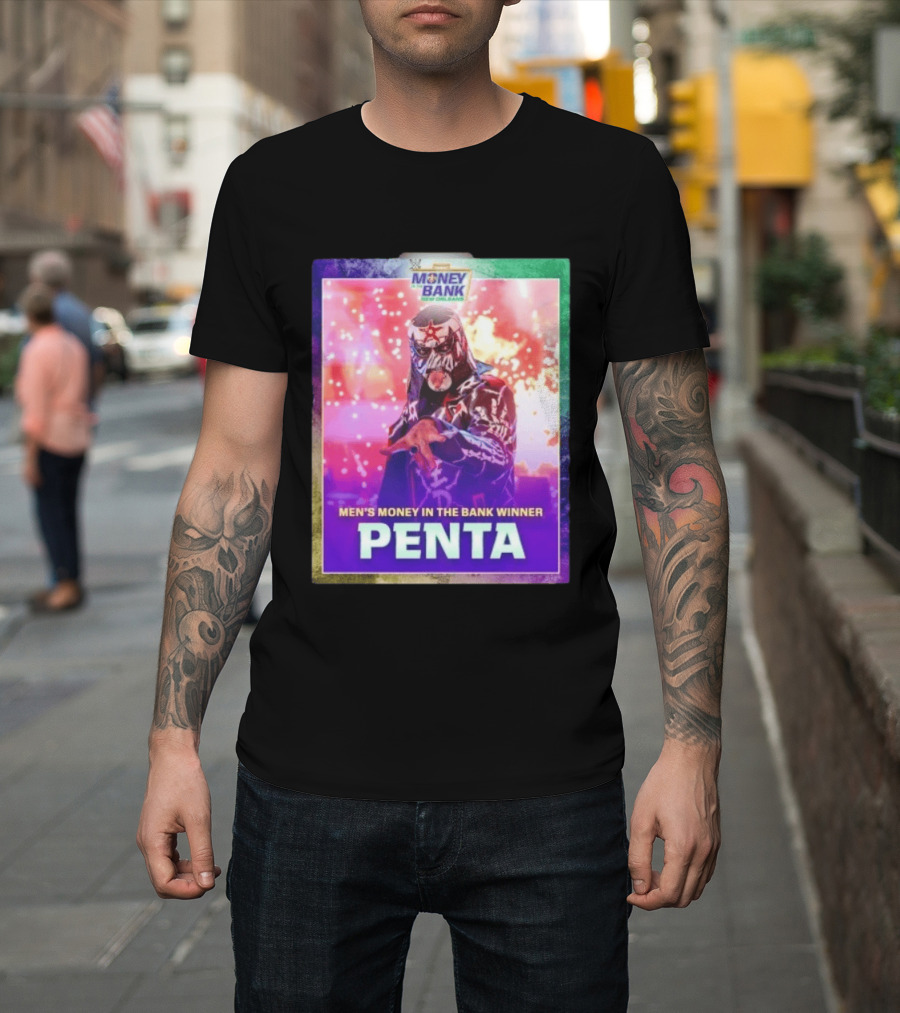 Penta Men's Money In The Bank Winner New Orleans Wrestler T-Shirt