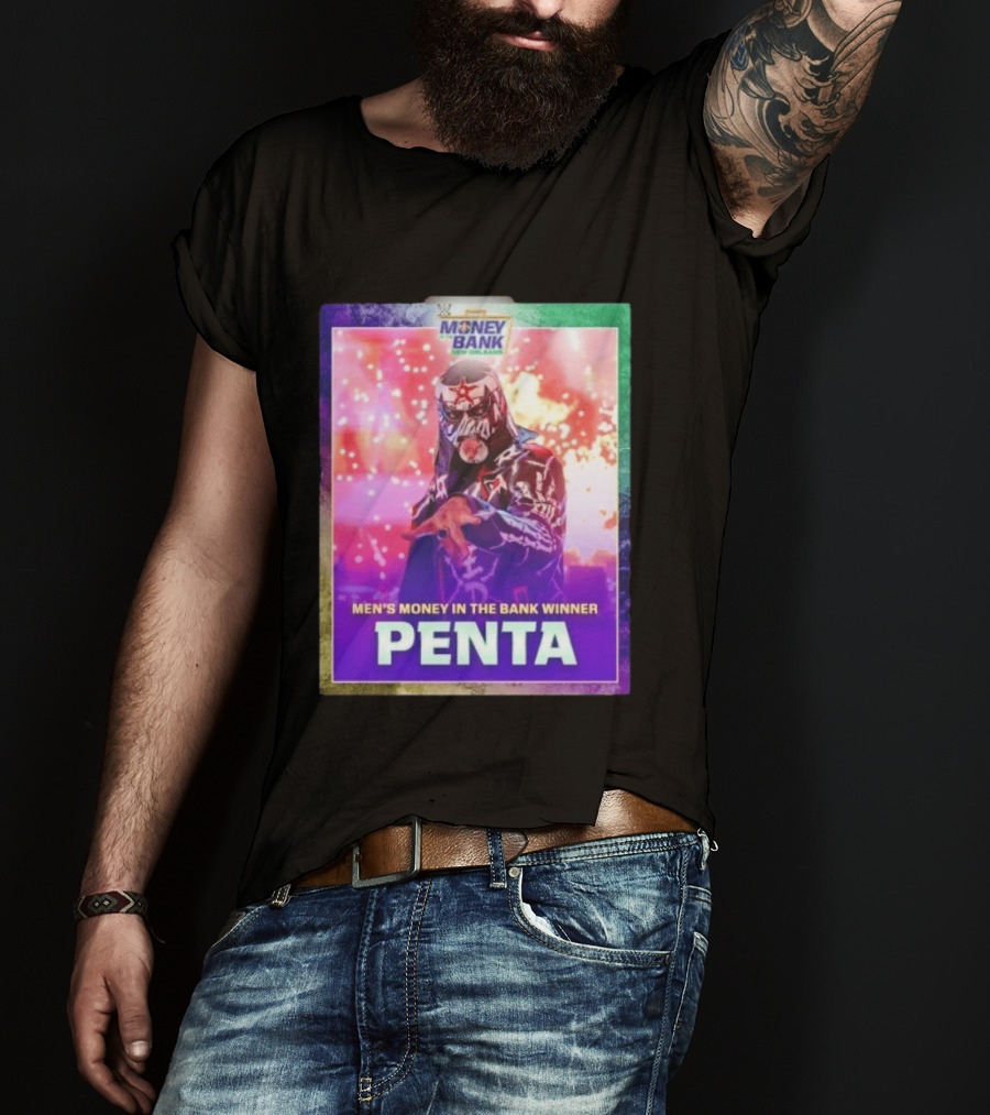Penta Men's Money In The Bank Winner New Orleans Wrestler T-Shirt