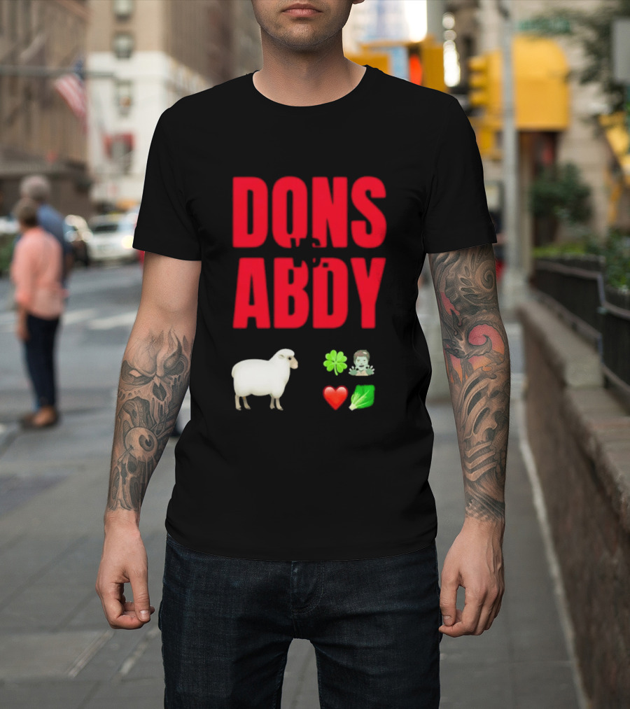 Dons Abdy Sheep Clover Zombie Heart Lettuce T-Shirt