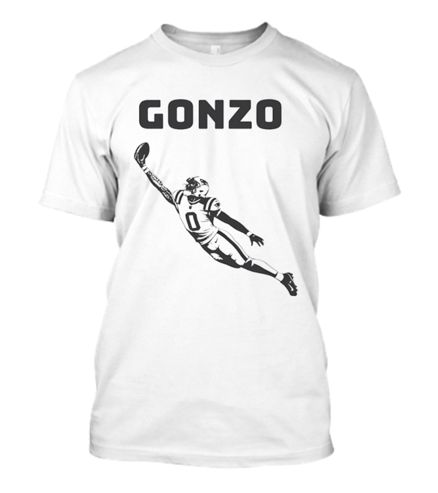 Gonzo Christian Gonzalez New England Patriots Number 0 T-Shirt