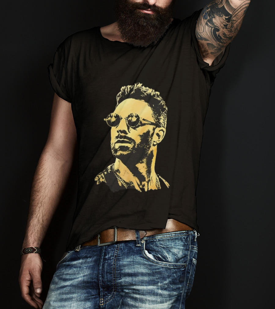 Gold Foil Adam Levine Maroon 5 T-Shirt