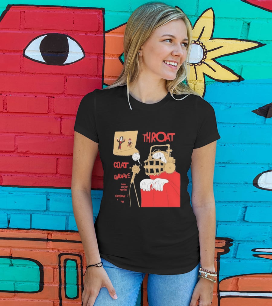 Throat Coat Karaoke Unique Style Danu Social House October 17 Fun T-Shirt