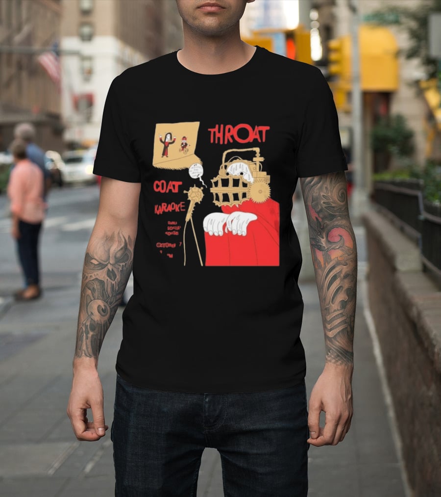 Throat Coat Karaoke Unique Style Danu Social House October 17 Fun T-Shirt