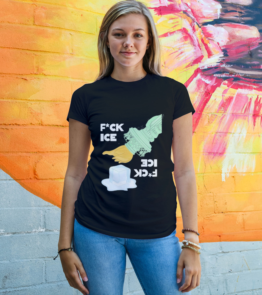 F*ck Ice Statue Of Liberty Protest Immigration T-Shirt