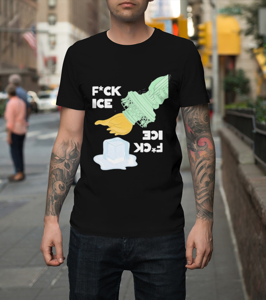 F*ck Ice Statue Of Liberty Protest Immigration T-Shirt