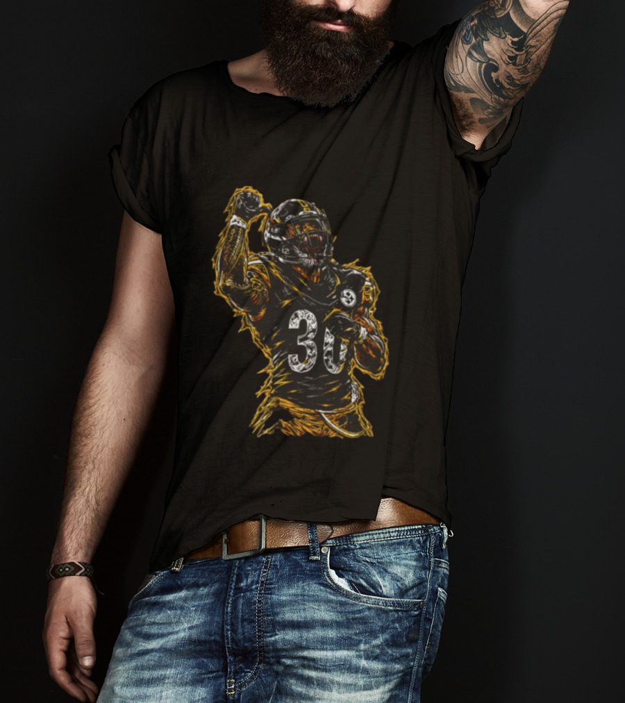 Feed The Beast Jaylen Warren 30 Pittsburgh Steelers Football T-Shirt