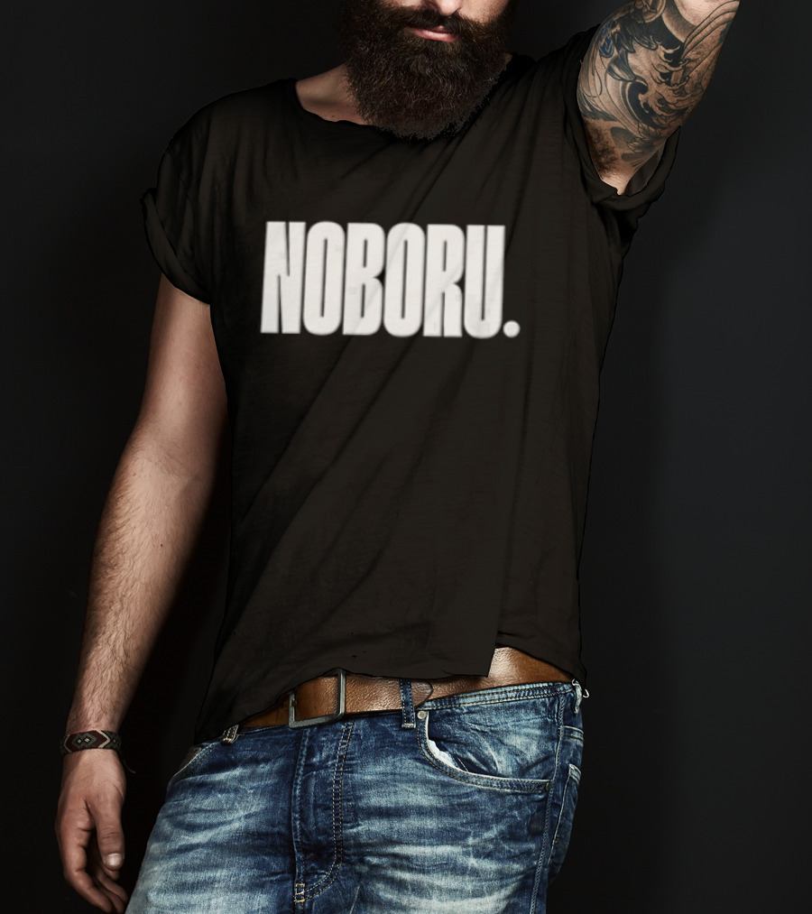 Noboru White Sans Serif T-Shirt