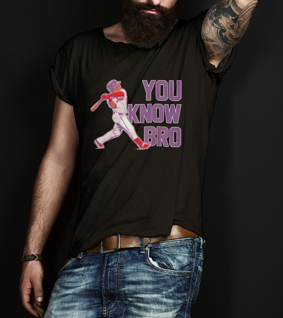 Jose Ramirez You Know Bro Cleveland Guardians Baseball Player T-Shirt