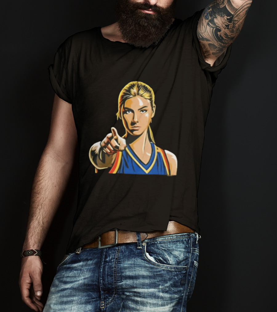 Kate Upton Blonde Woman Pointing Finger T-Shirt