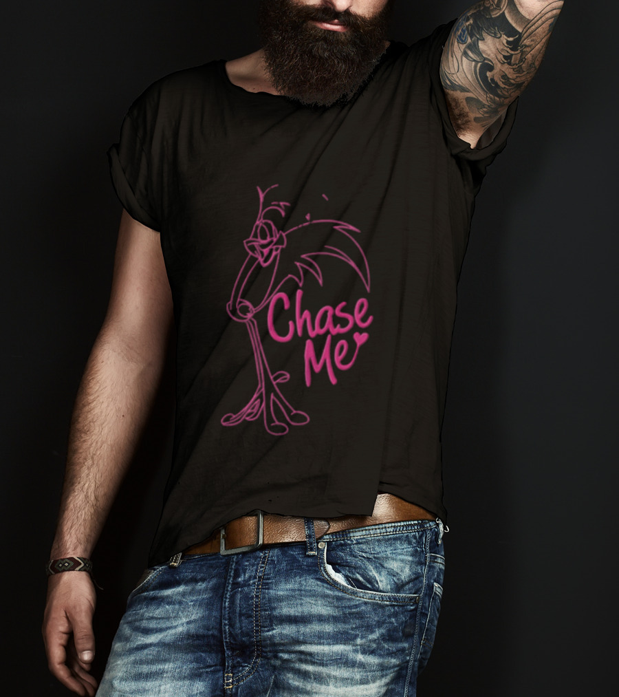 Looney Tunes Road Runner Chase Me Pink T-Shirt