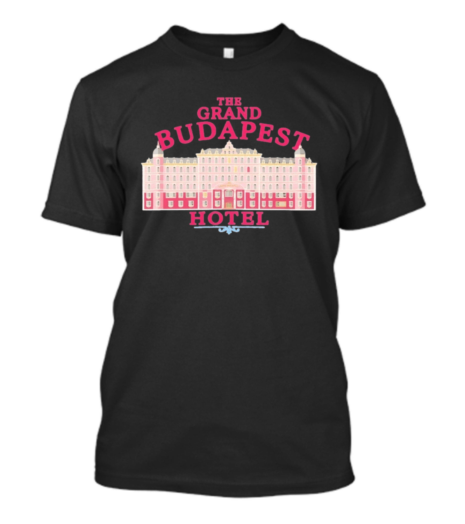 The Grand Budapest Hotel Wes Anderson Iconic Movie Architecture T-Shirt