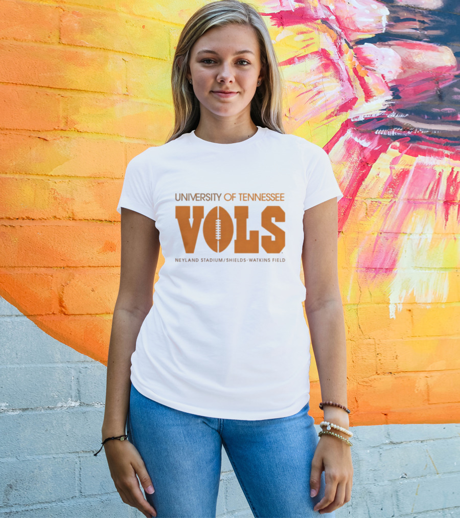 University Of Tennessee Vols Neyland Stadium Shields Watkins Field T-Shirt