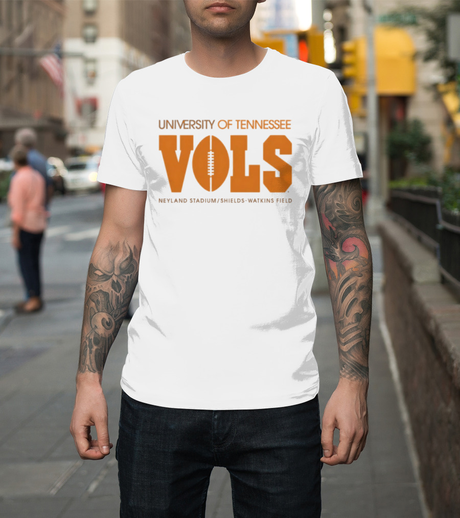 University Of Tennessee Vols Neyland Stadium Shields Watkins Field T-Shirt