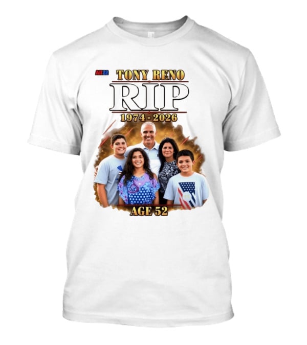 Yale Football Announces Passing Of Tony Reno At Age 52 1974 2026 T-Shirt