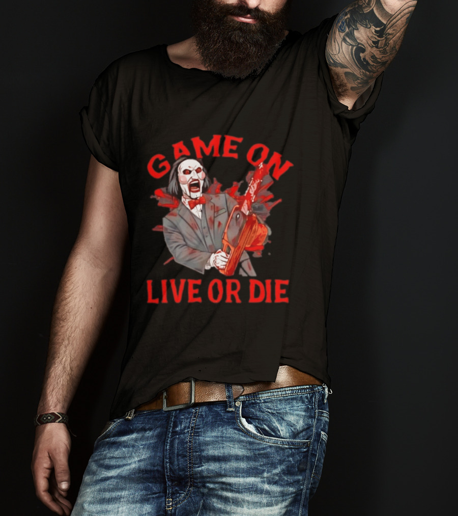 Billy The Puppet Game On Live Or Die Saw T-Shirt