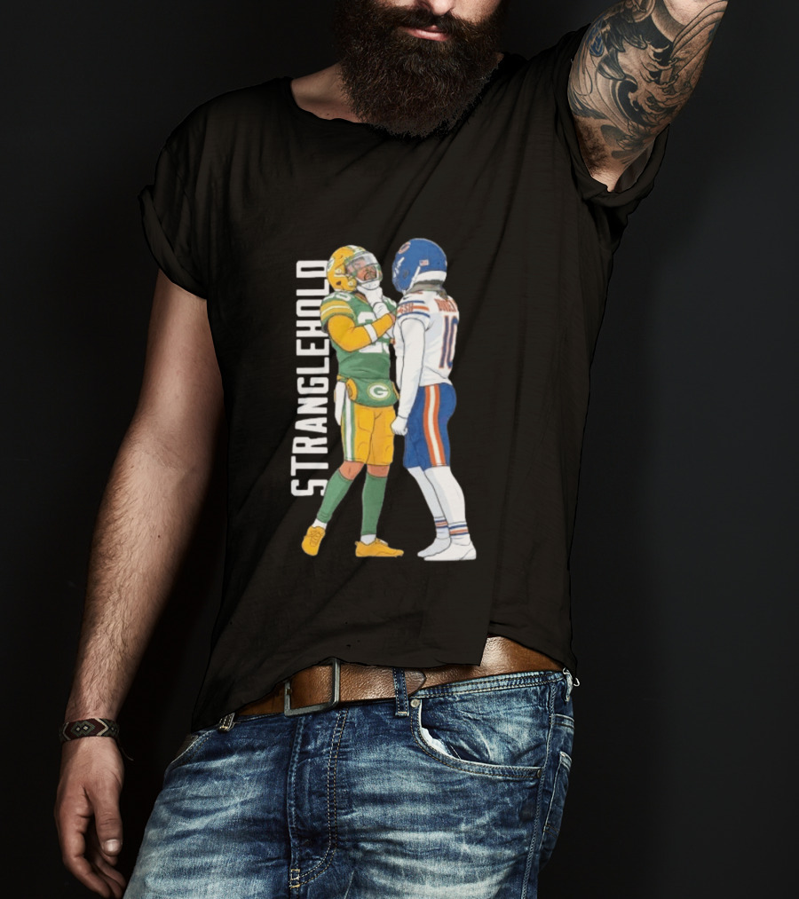 Luther Burden Keisean Nixon Stranglehold Packers Vs Bears Showdown T-Shirt