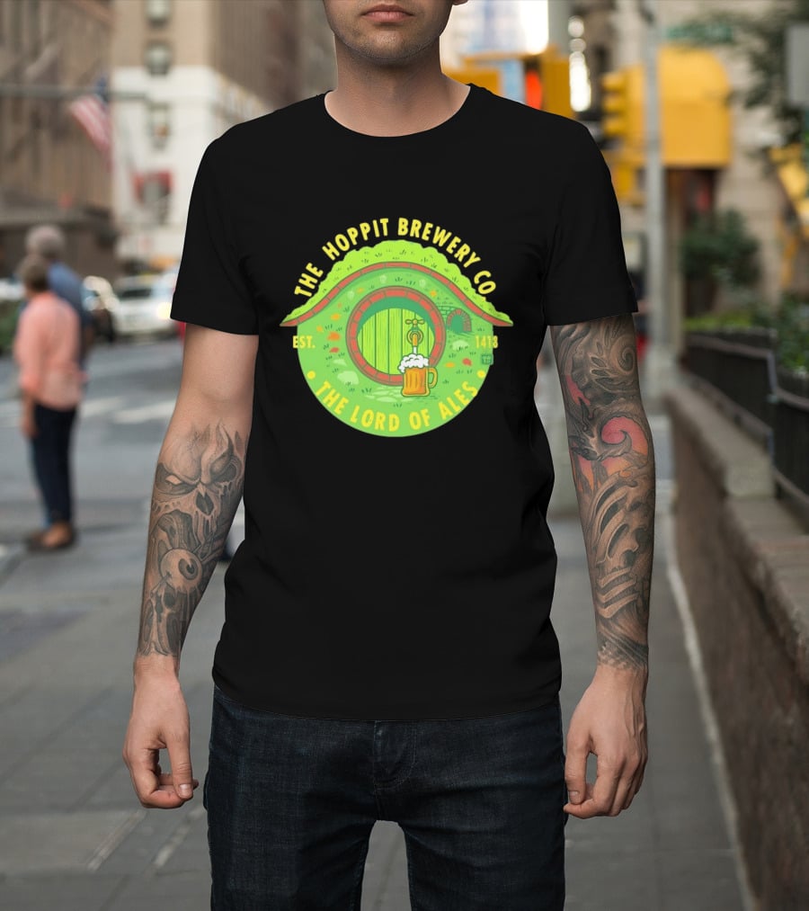 The Hoppit Brewery Co The Lord Of Ales Est 1418 T-Shirt