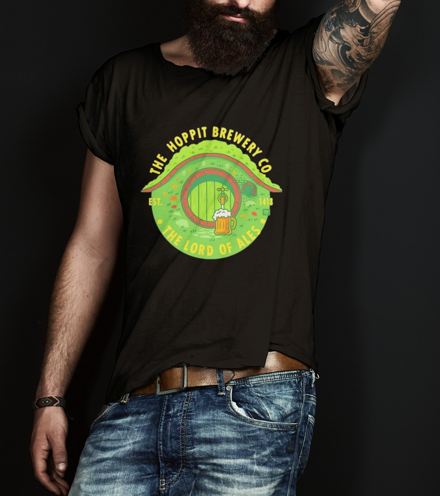 The Hoppit Brewery Co The Lord Of Ales Est 1418 T-Shirt