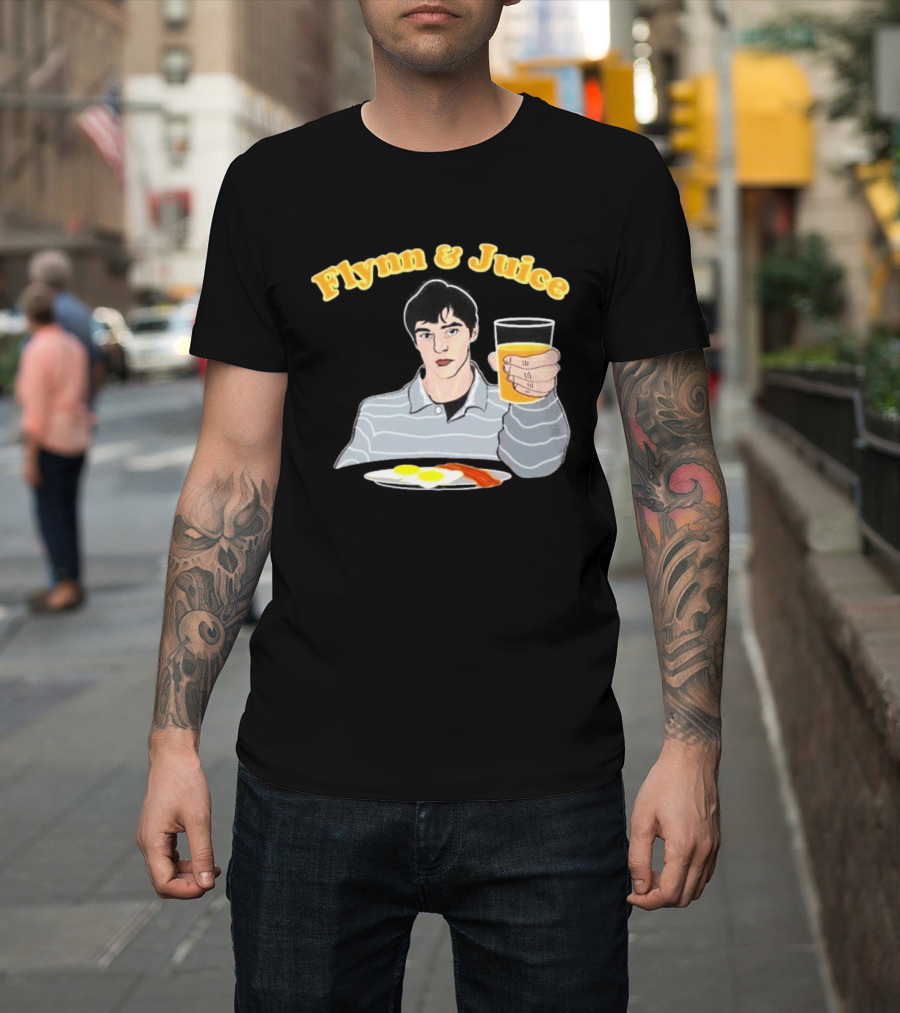 Flynn & Juice Walter White Jr Breaking Bad Breakfast Scene T-Shirt