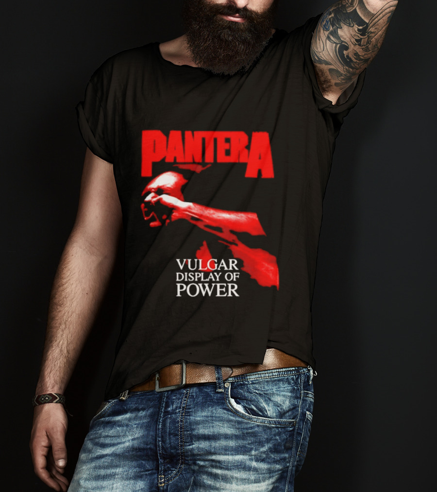Pantera Vulgar Display Of Power Heavy Metal Album T-Shirt