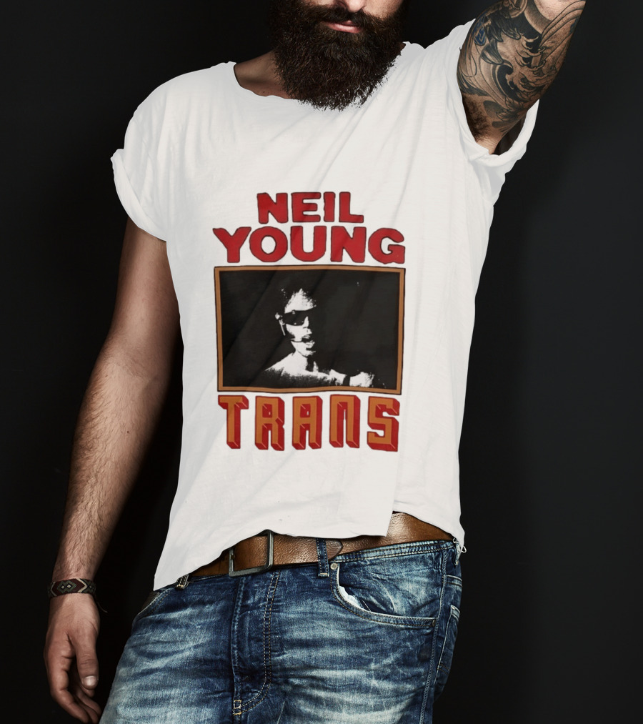 Neil Young Trans Album Cover T-Shirt