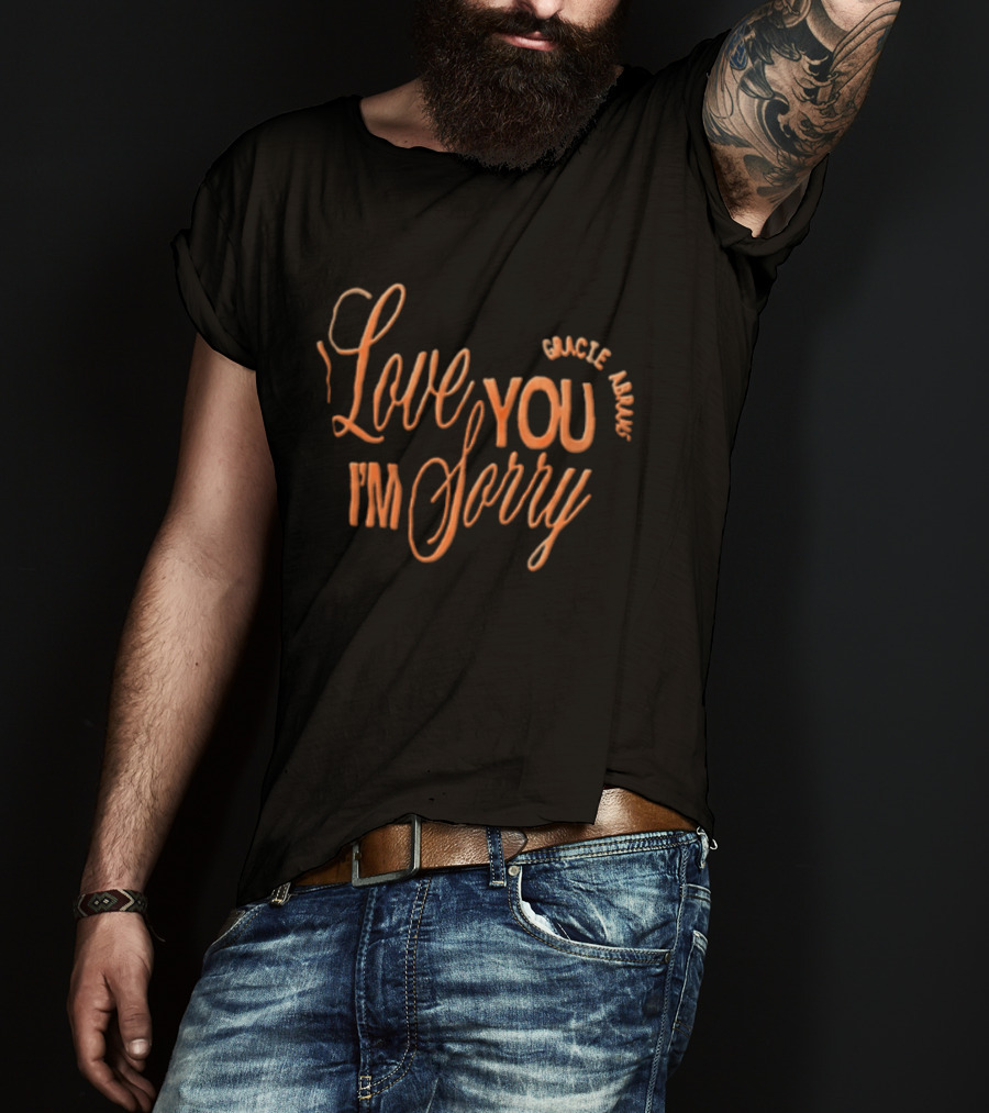 Gracie Abrams Love You I'm Sorry Orange T-Shirt