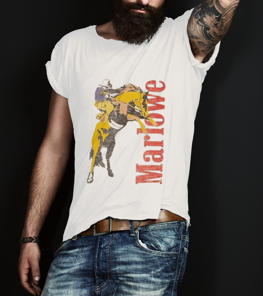 Marlowe Cowboy Horse Rider Western T-Shirt